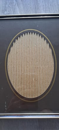 Image 3 of Gold Metal Frame: Oval Picture Mat, 8x10