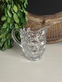 Image 1 of Fostoria American Small Glass Pitcher