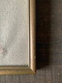 Image 4 of Gold Wood Picture Frame: Baby Embroidery Art