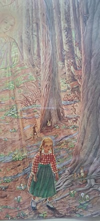 Image 5 of Angel Print, Wood Frame, Farmhouse Decor