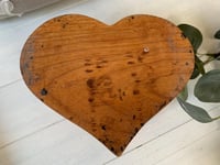 Image 5 of Heart Shaped Handmade Wooden Dish with Lid