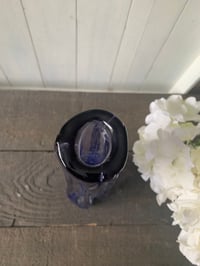 Image 2 of Purple Wavy Glass Vase, MCM