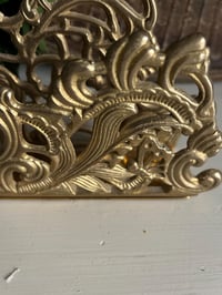 Image 6 of Brass Napkin/Letter Holder, Vintage Kitchen, Office accessories