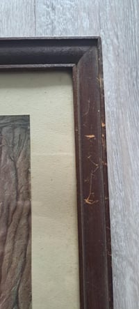 Image 6 of Angel Print, Wood Frame, Farmhouse Decor