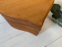 Image 6 of Heart Shaped Handmade Wooden Dish with Lid