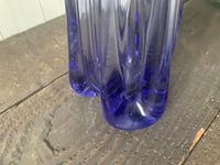 Image 3 of Purple Wavy Glass Vase, MCM