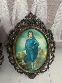 Image 2 of Italian Filigree Metal Frame Set, Hollywood Regency