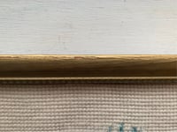 Image 8 of Gold Wood Picture Frame: Baby Embroidery Art