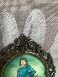 Image 4 of Italian Filigree Metal Frame Set, Hollywood Regency