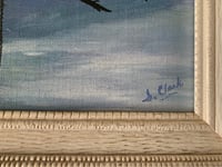 Image 2 of Signed Landscape Painting, S. Clark