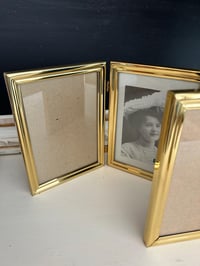 Image 4 of Brass Bifold Picture Frames, 5x7