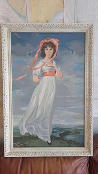 Image 3 of Pinkie, Paint-by-Number Print, Framed