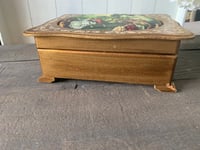 Image 4 of Wood Sewing Box