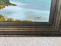 Image 2 of Mountain Oil Painting, 1988