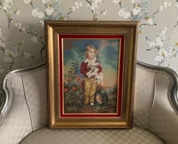 Image 1 of Master Simpson, Gold Framed Embroidery