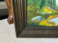 Image 4 of Mountain Oil Painting, 1988