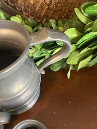 Image 3 of German Pewter Stein Tankard Set