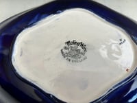 Image 6 of Maling Ware, Blue Floral Plate, Made in England