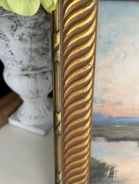 Image 3 of Vintage Style Print in Distressed Gold Frame