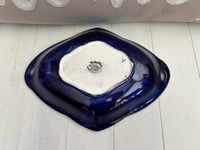 Image 7 of Maling Ware, Blue Floral Plate, Made in England