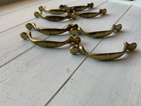 Image 6 of Set of 4 Bronze Drawer Pulls
