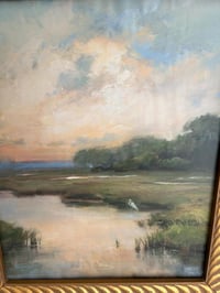 Image 6 of Vintage Style Print in Distressed Gold Frame