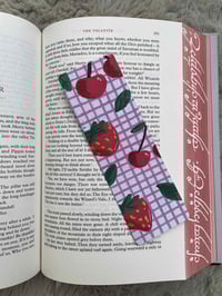 Image 2 of "Strawberry and Cherries" Bookmark