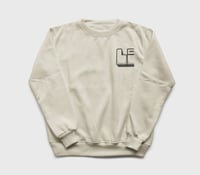 Image 2 of Low Society Big Block - Ivory Crewneck