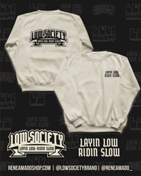 Image 3 of Low Society Plaque - Ivory Crewneck