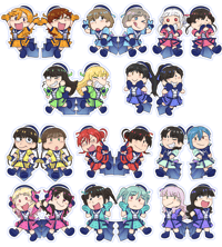 Superstar Acrylic Charm