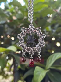 Image 1 of Caught in a Web Necklace