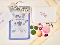 Image 1 of Scented White - Pressed Flower Drying Cards