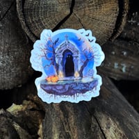 Image 2 of Overgrown Cemetery - Vinyl Sticker