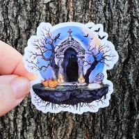 Image 1 of Overgrown Cemetery - Vinyl Sticker