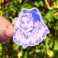 Image 1 of Call Up the Girl Gang, Vintage - Vinyl Sticker