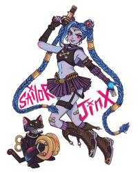 Image 4 of Sailor Jinx - Vinyl Sticker
