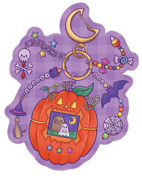 Image 3 of Halloween Tamagotchi Vinyl Sticker