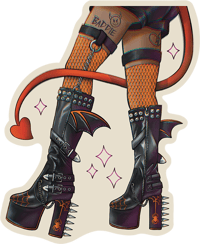 Image 4 of She Devil Alternative - Vinyl Sticker