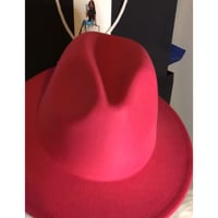 Dirty Diana Fedora in Pink w/Pink Bottom