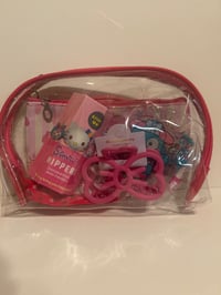 Image 1 of PINK MAKEUP BAG SET 