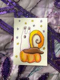 Spooky Snail Artist Trading Card