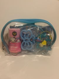 Image 1 of BLUE MAKEUP BAG SET 