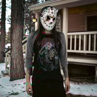 Image 4 of Friday the Purrteenth Handmade & Hand-Painted Mask (Limited run of 30) (PRE-ORDER)