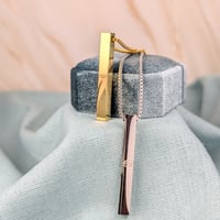 Image 2 of Modesty Baha'i necklace - stainless steel