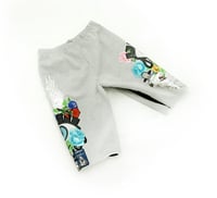 Image 3 of Patchwork Sweat Shorts (Grey)