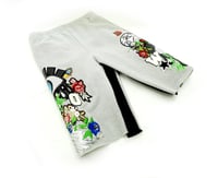 Image 1 of Patchwork Sweat Shorts (Grey)