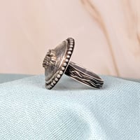 Image 2 of The Dome Bahá'í sterling silver Ringstone symbol ring