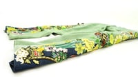 Image 5 of Flower Patchwork Denim Pants (Green)