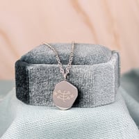 Image 2 of Reality Asymmetric Baha'i necklace stainless steel