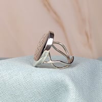 Image 2 of Infinity English Bahá'í burial Sterling Silver ring